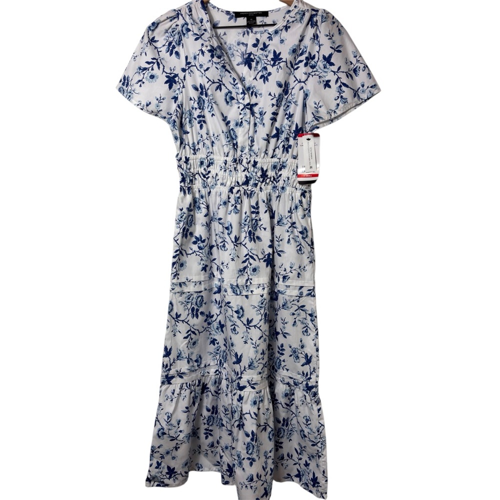 FRENCH CONNECTION WOMEN'S MAXI FLORAL DRESS SIZE XS BRAND NEW WITH TAGS